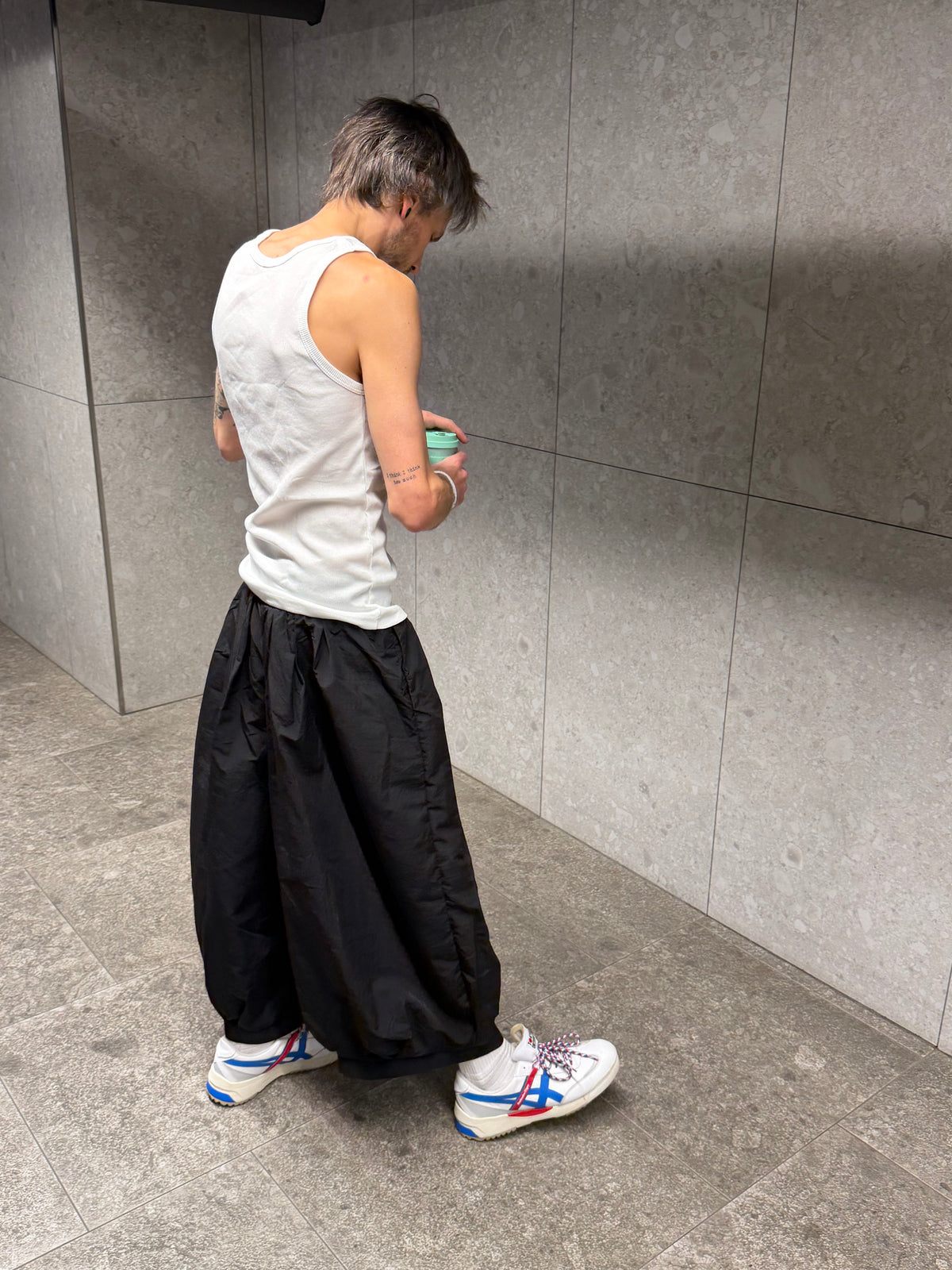 Ultra-Wide Balloon Pleated Pants