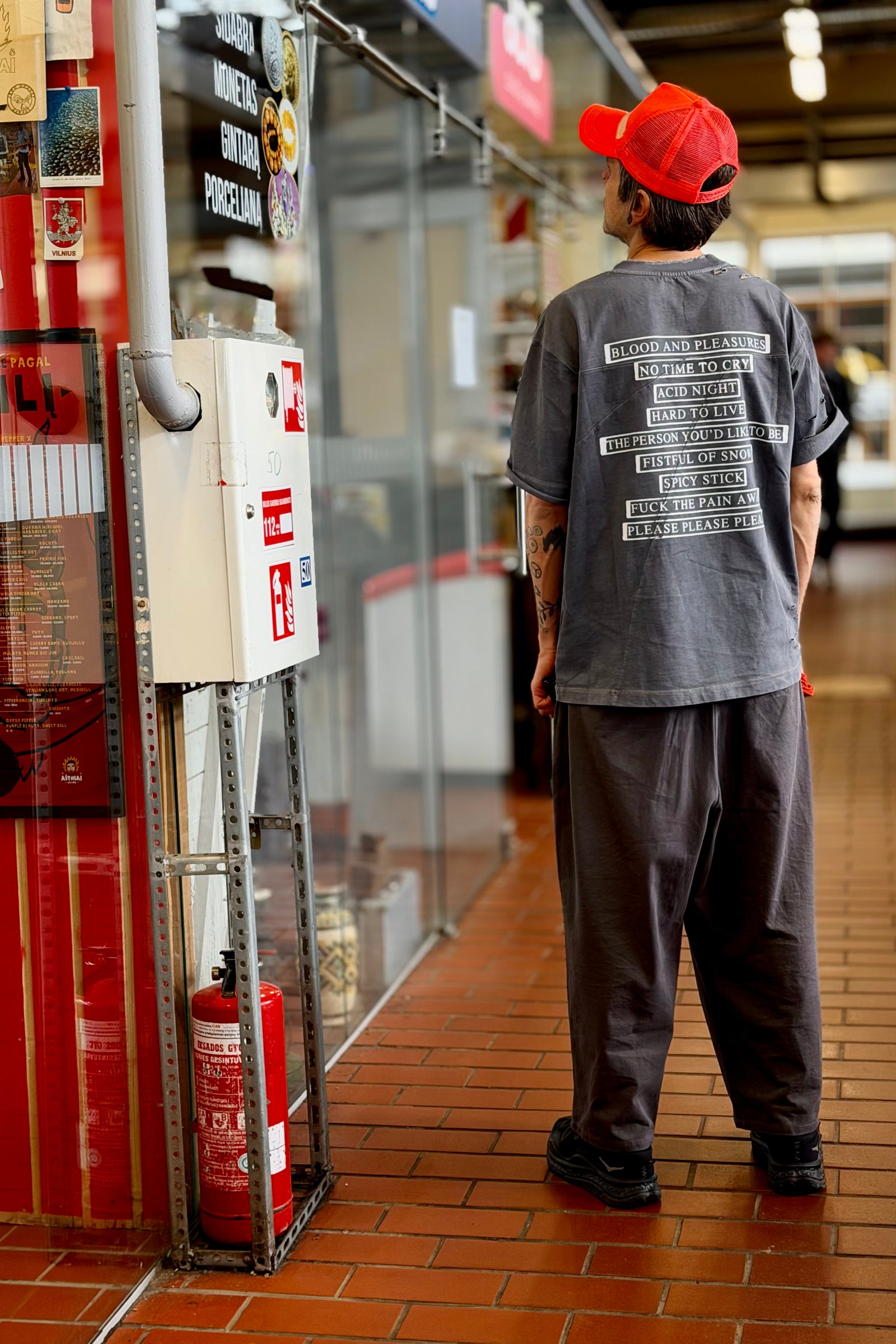 Statement Graphic Back Print Tee