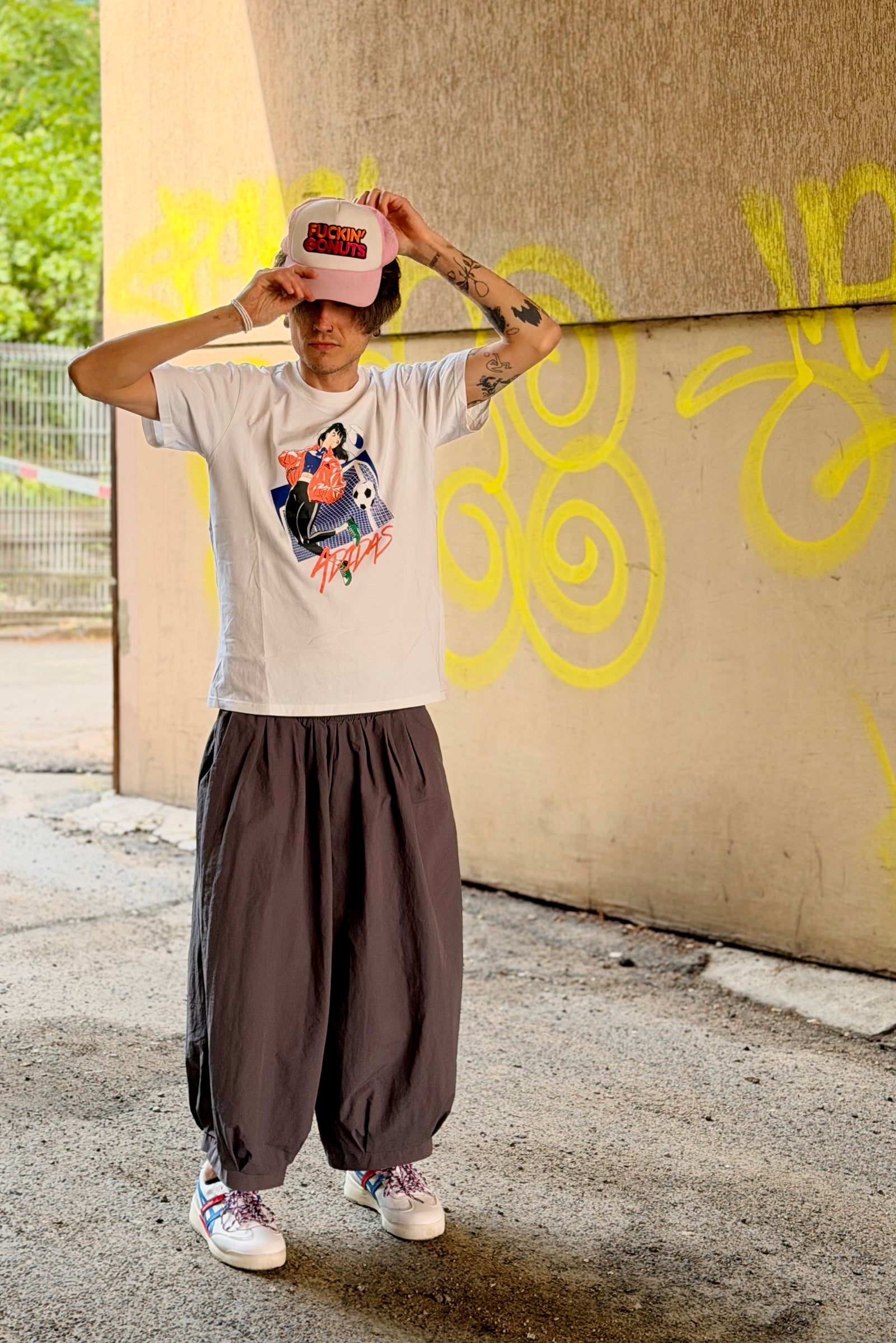 Ultra-Wide Leg Balloon Trousers