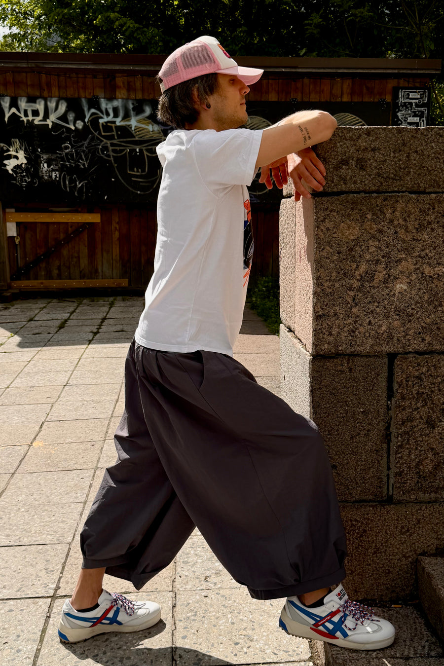 Ultra-Wide Leg Balloon Trousers