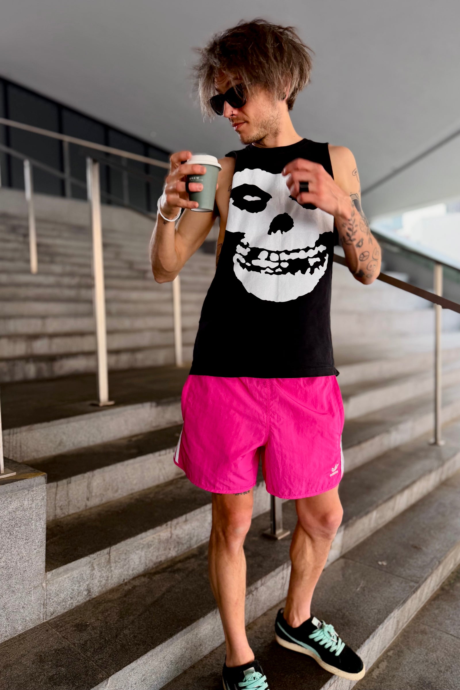 Adidas Originals Neon Pink Shorts