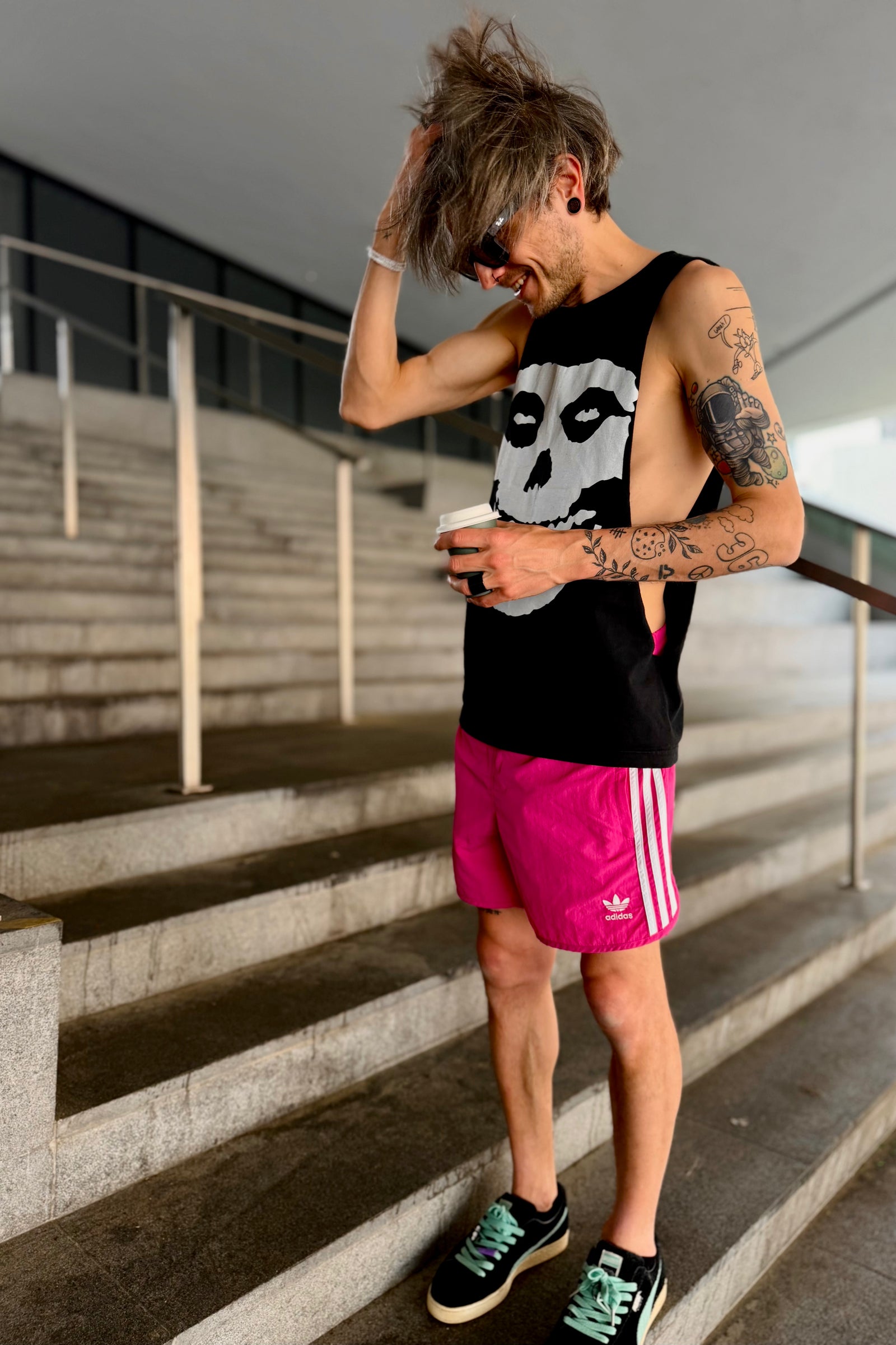 Adidas Originals Neon Pink Shorts