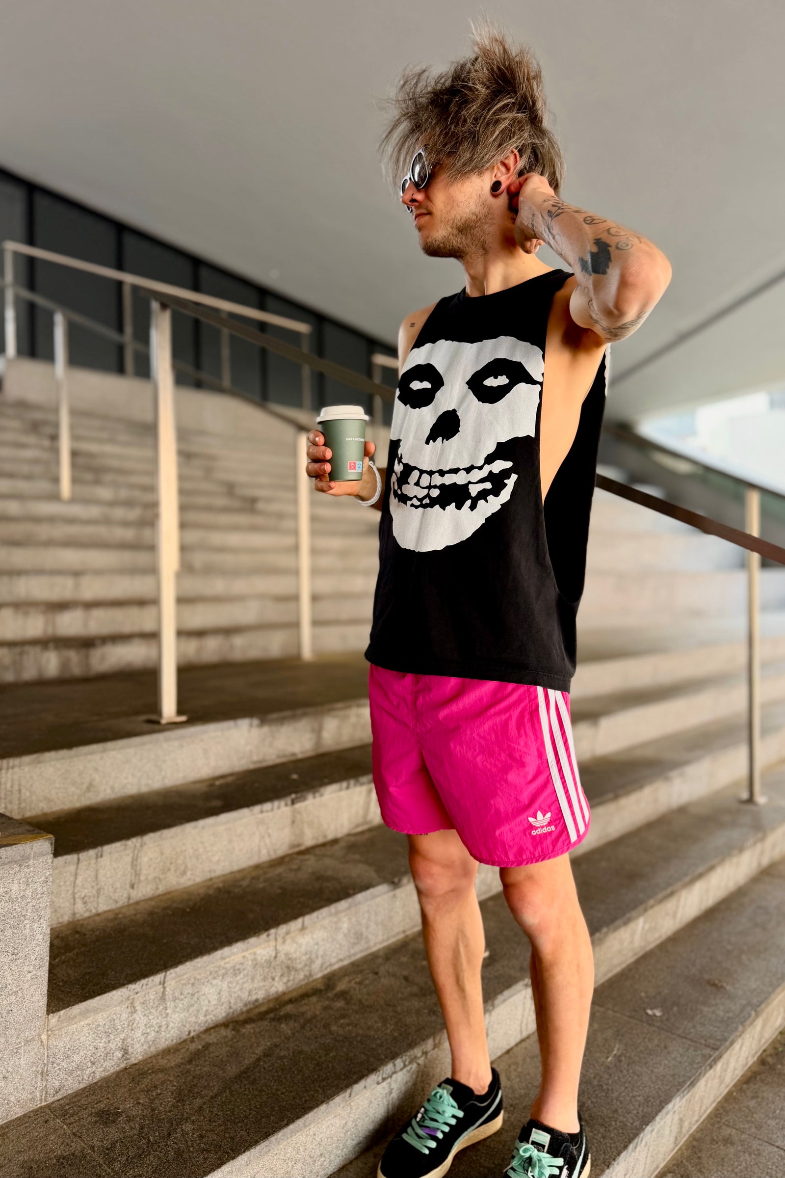 Adidas Originals Neon Pink Shorts