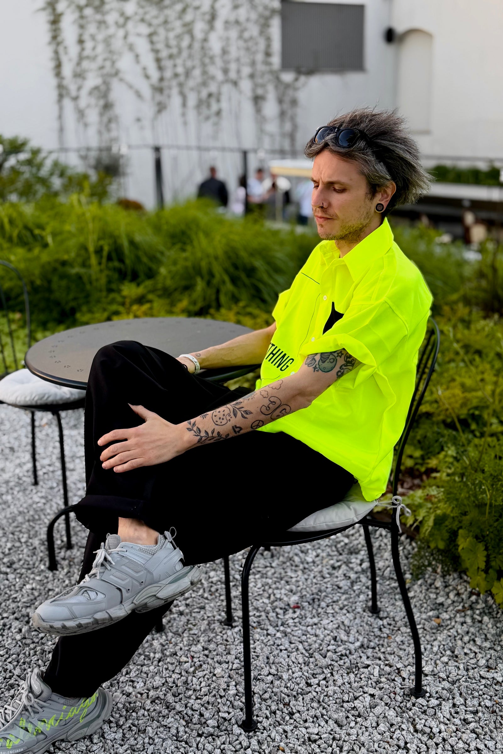 Men's Neon Green Shirt
