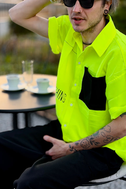 Men's Neon Green Shirt