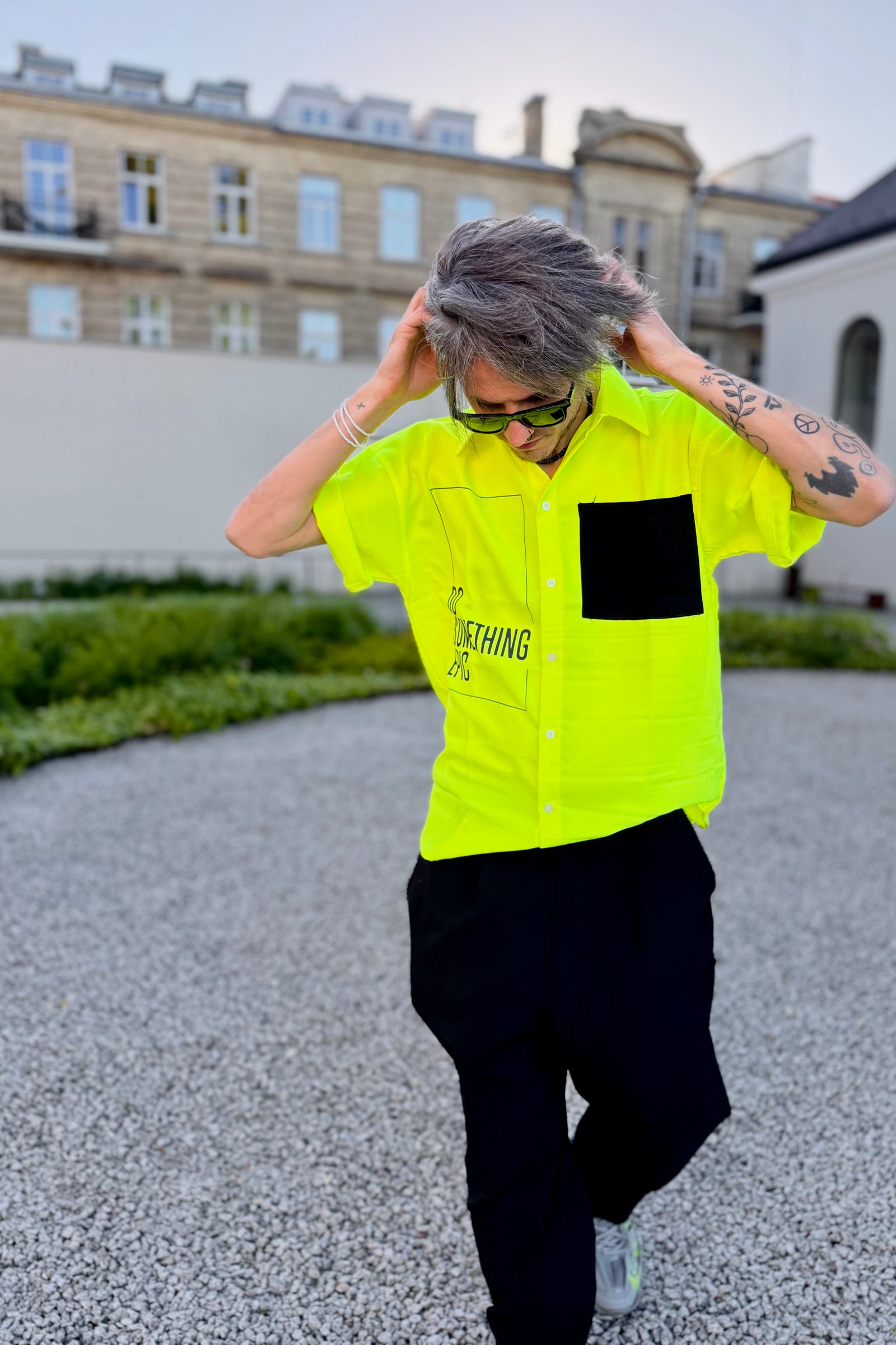 Men's Neon Green Shirt
