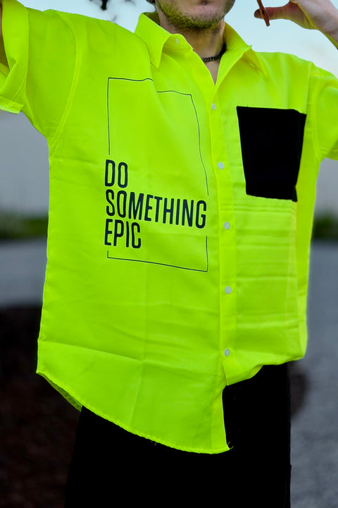 Men's Neon Green Shirt
