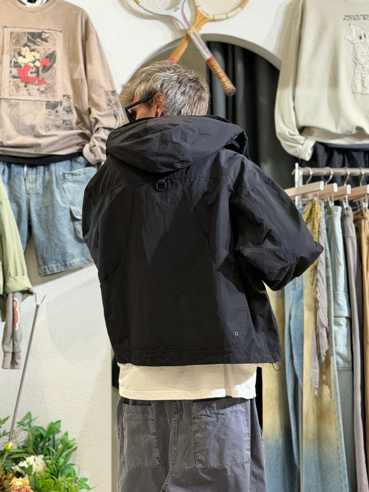 Multi-Pocket Techwear Utility Jacket
