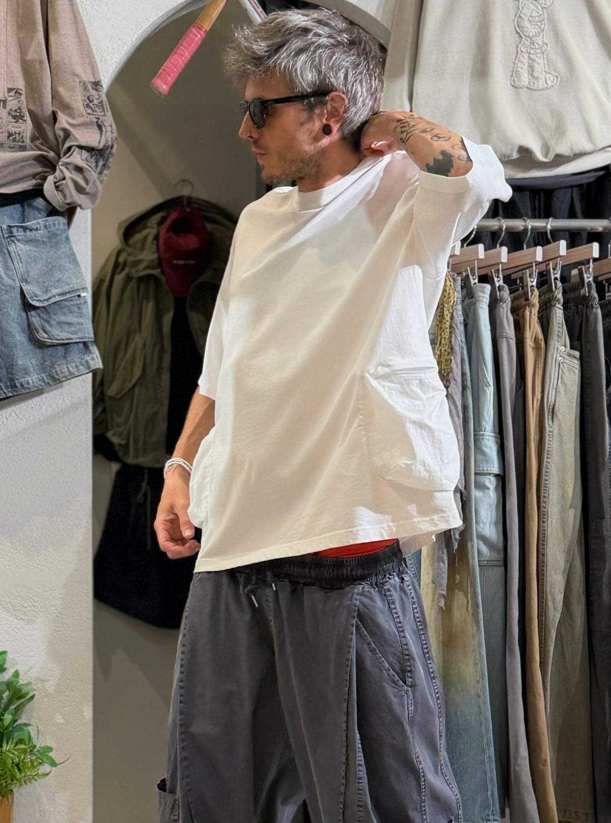 Utility Pocket Oversized T-Shirt