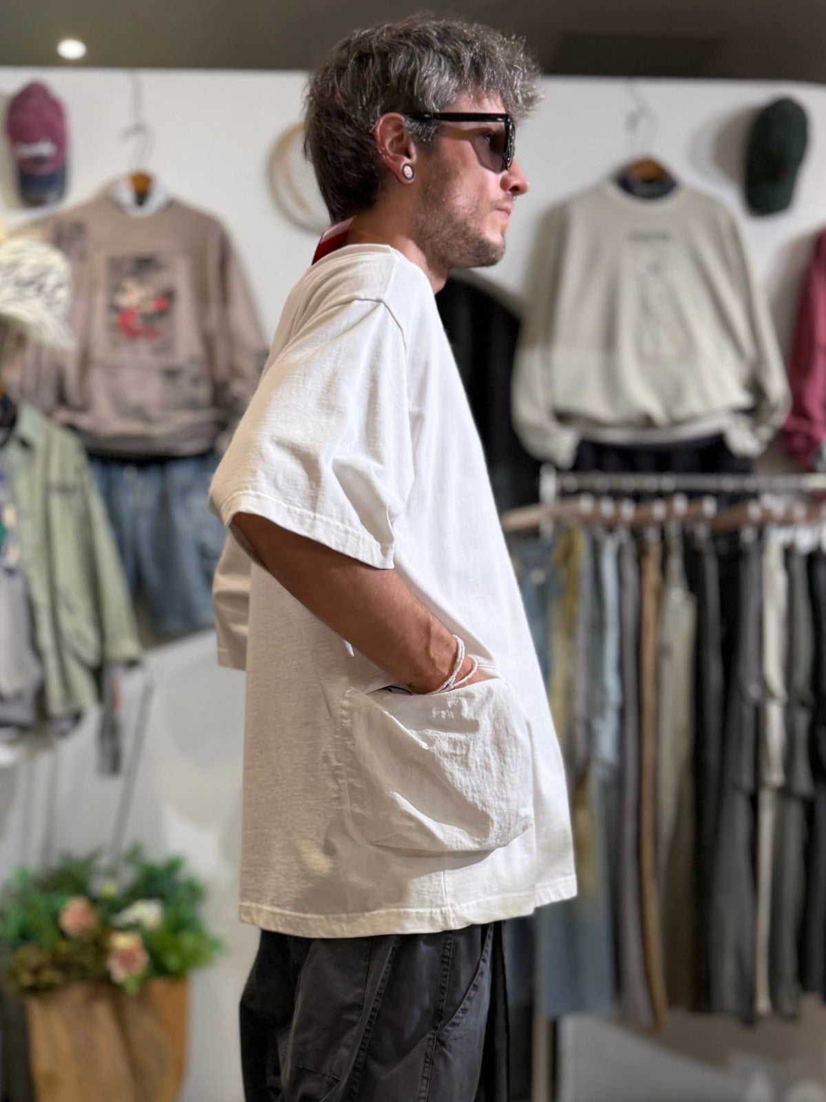 Utility Pocket Oversized T-Shirt