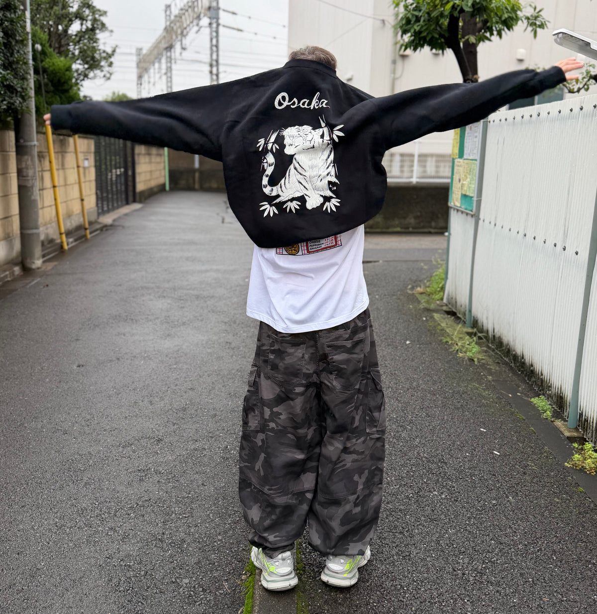 Osaka Tiger Graphic Crewneck Sweatshirt