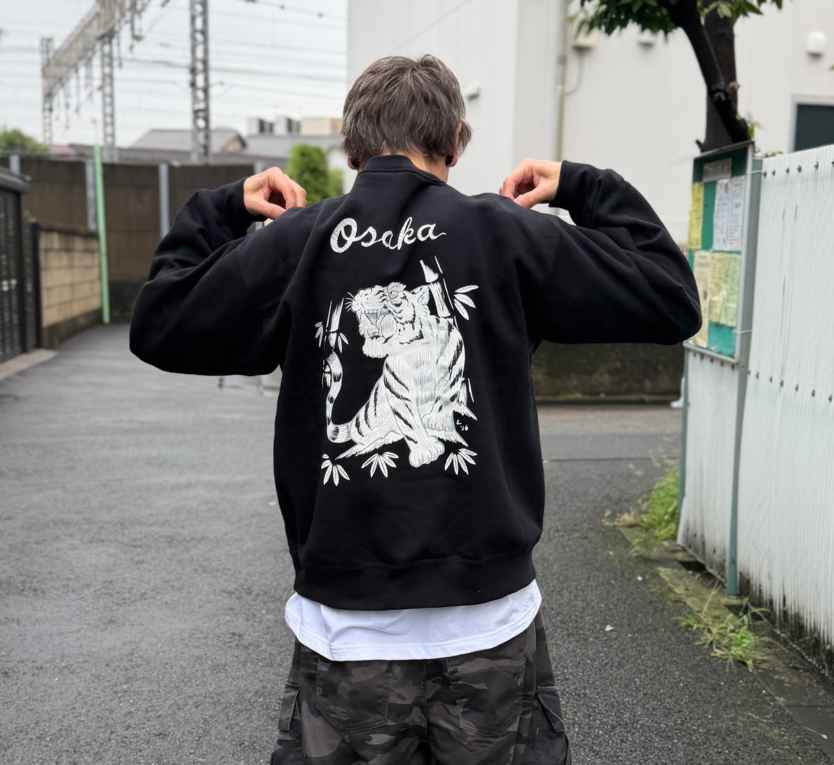 Osaka Tiger Graphic Crewneck Sweatshirt