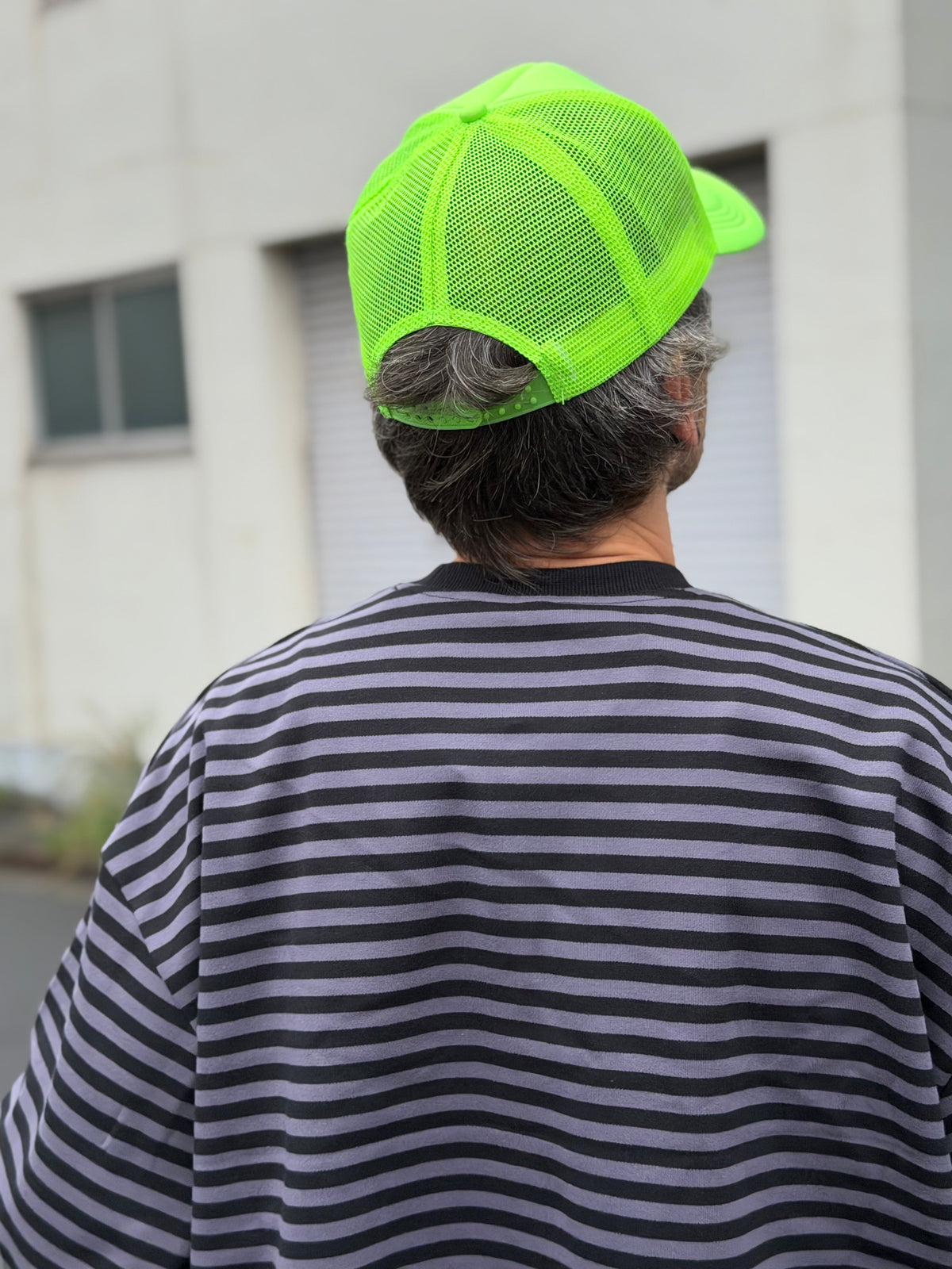 Neon Graphic Mesh Trucker Hat